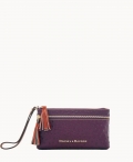 Dooney Ostrich Double Zip Wristlet Plum Wine ID-gGWRPGHA Dooney Ostrich Double Zip Wristlet Plum Wine ID-gGWRPGHA