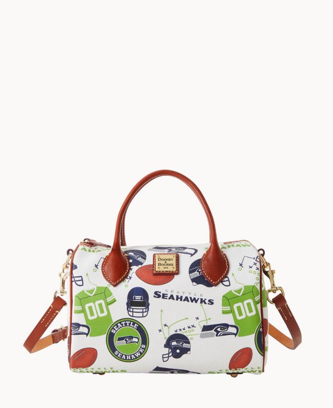 Dooney NFL Seahawks Barrel Satchel SEAHAWKS ID-gmaCrt1m Dooney NFL Seahawks Barrel Satchel SEAHAWKS ID-gmaCrt1m