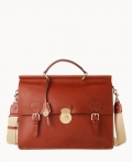 Dooney Alto Double Gusset Buckle Brief Case Saddle ID-hbD1apFo Dooney Alto Double Gusset Buckle Brief Case Saddle ID-hbD1apFo