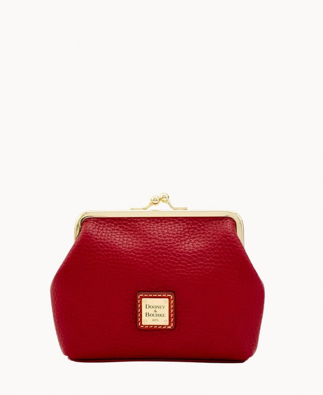 Dooney Pebble Grain Large Framed Purse Wine ID-hsLtazNa Dooney Pebble Grain Large Framed Purse Wine ID-hsLtazNa