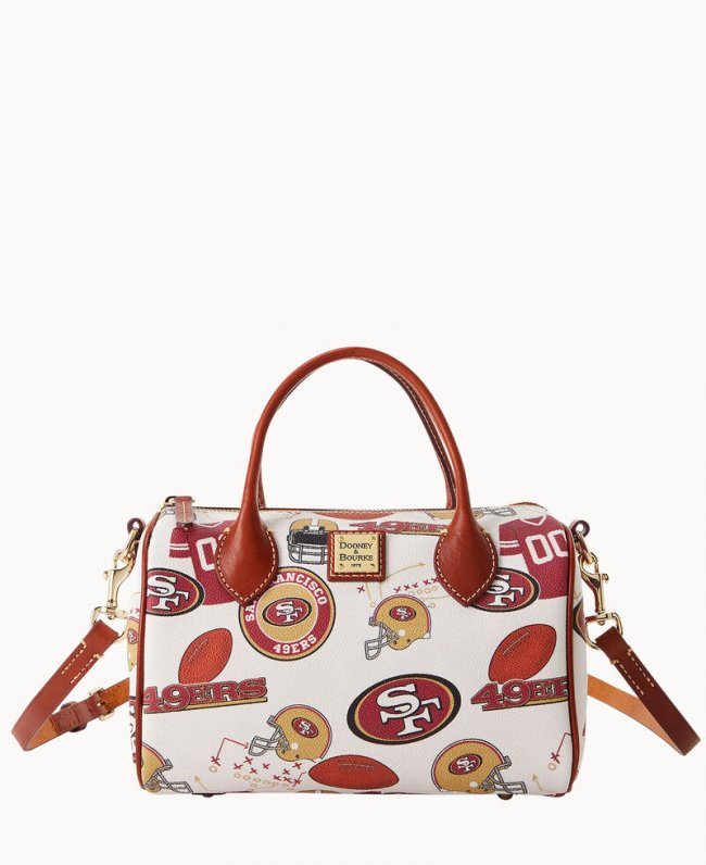 Dooney NFL 49ERS Barrel Satchel 49ERS ID-iieJKWxo Dooney NFL 49ERS Barrel Satchel 49ERS ID-iieJKWxo