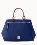 Dooney Ostrich Zip Satchel Navy ID-IiUf7ygc Dooney Ostrich Zip Satchel Navy ID-IiUf7ygc