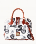 Dooney NFL Raiders Zip Zip Satchel RAIDERS ID-j2o1GFBX Dooney NFL Raiders Zip Zip Satchel RAIDERS ID-j2o1GFBX