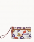 Dooney NFL Vikings Double Zip Wristlet Minnesota Vikings ID-J5w3tGlr Dooney NFL Vikings Double Zip Wristlet Minnesota Vikings ID-J5w3tGlr