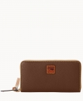 Dooney Pebble Grain Large Zip Around Wristlet Bark ID-Jju1jiRV Dooney Pebble Grain Large Zip Around Wristlet Bark ID-Jju1jiRV