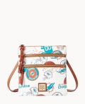 Dooney NFL Dolphins N S Triple Zip Crossbody DOLPHINS ID-JplfNGIW Dooney NFL Dolphins N S Triple Zip Crossbody DOLPHINS ID-JplfNGIW