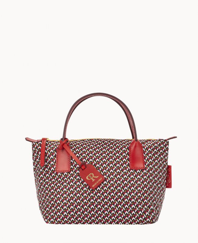 Dooney Roberta Pieri Tatami Classic Mini Robertina Tote Ruby ID-lF05Mp3I Dooney Roberta Pieri Tatami Classic Mini Robertina Tote Ruby ID-lF05Mp3I