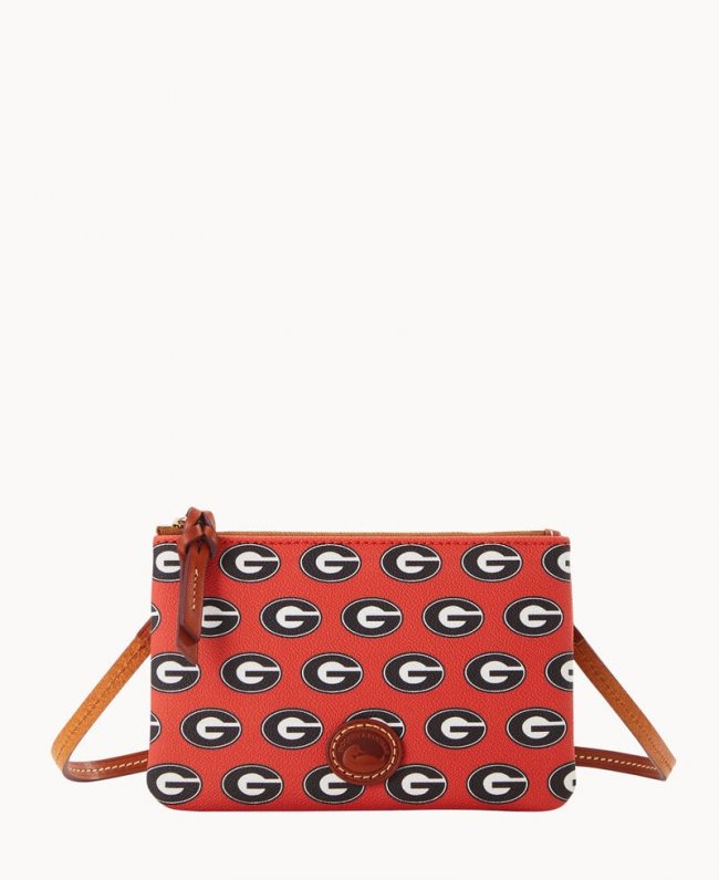 Dooney Collegiate University of Georgia Top Zip Crossbody University of Georgi ID-mCZIVGO2 Dooney Collegiate University of Georgia Top Zip Crossbody University of Georgi ID-mCZIVGO2
