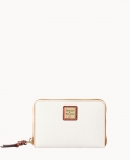 Dooney Pebble Grain Medium Zip Around Wallet White ID-MmSCCjlH Dooney Pebble Grain Medium Zip Around Wallet White ID-MmSCCjlH
