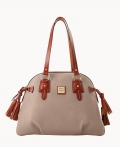Dooney Pebble Grain Domed Satchel Taupe ID-MsBvJJiE Dooney Pebble Grain Domed Satchel Taupe ID-MsBvJJiE