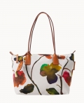 Dooney Roberta Pieri Flower Classic Sm Robertina Tote w Long Handle White ID-MtEHkczA Dooney Roberta Pieri Flower Classic Sm Robertina Tote w Long Handle White ID-MtEHkczA