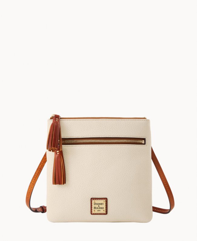 Dooney Pebble Grain Double Zip Tassel Crossbody Bone ID-mzmBsokN Dooney Pebble Grain Double Zip Tassel Crossbody Bone ID-mzmBsokN