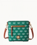 Dooney NFL Jets Small Zip Crossbody JETS ID-NJKJqfrV Dooney NFL Jets Small Zip Crossbody JETS ID-NJKJqfrV