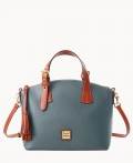 Dooney Pebble Grain Trina Satchel Slate ID-NOWZUJsO Dooney Pebble Grain Trina Satchel Slate ID-NOWZUJsO