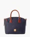 Dooney Pebble Grain Domed Satchel Midnight Blue ID-NrJd2h5I Dooney Pebble Grain Domed Satchel Midnight Blue ID-NrJd2h5I