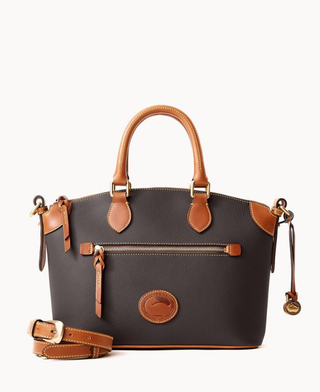 Dooney All Weather Leather 3.0 Domed Satchel 30 Black ID-NtflsAuD Dooney All Weather Leather 3.0 Domed Satchel 30 Black ID-NtflsAuD