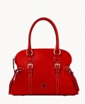 Dooney Florentine Domed Buckle Satchel Red ID-ocRnSmYz Dooney Florentine Domed Buckle Satchel Red ID-ocRnSmYz