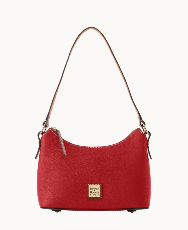 Dooney Pebble Grain Baguette Red ID-oH371z4z Dooney Pebble Grain Baguette Red ID-oH371z4z