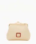 Dooney Pebble Grain Large Framed Purse Bone ID-OIzC2QgU