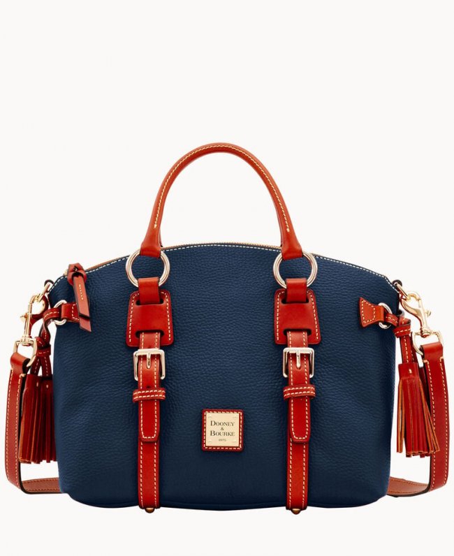 Dooney Pebble Grain Bristol Satchel Midnight Blue ID-oPsJwjYY Dooney Pebble Grain Bristol Satchel Midnight Blue ID-oPsJwjYY