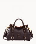 Dooney Florentine Satchel Brown Tmoro ID-opwaAH8X Dooney Florentine Satchel Brown Tmoro ID-opwaAH8X