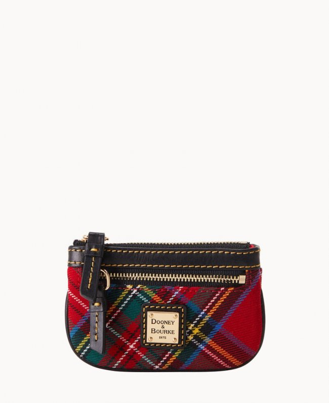 Dooney Tartan Small Coin Case Red ID-phyU3M2L Dooney Tartan Small Coin Case Red ID-phyU3M2L