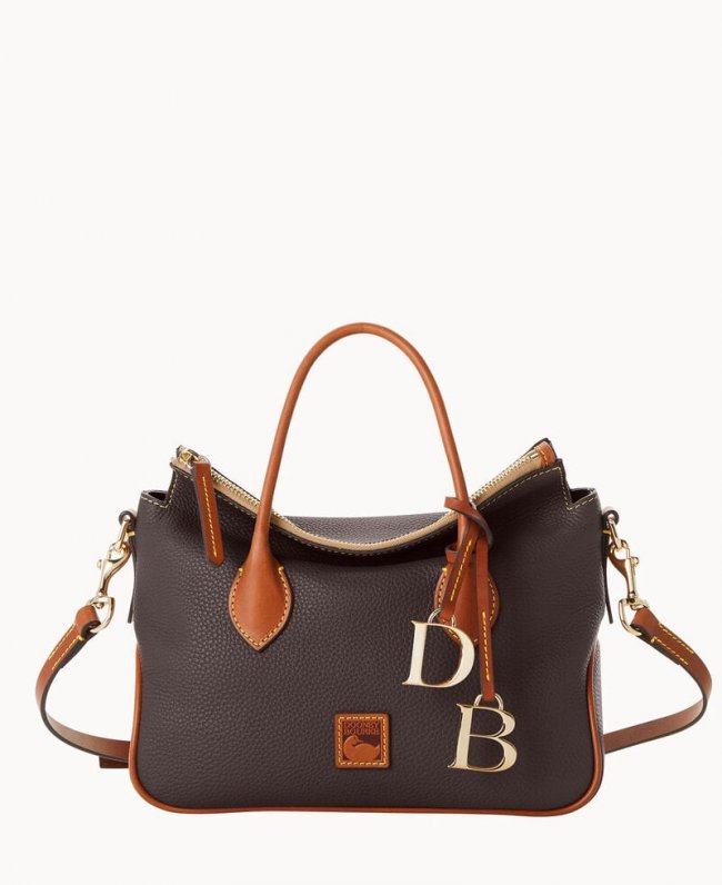 Dooney Pebble Grain Satchel Brown Tmoro ID-pVPSxbeD Dooney Pebble Grain Satchel Brown Tmoro ID-pVPSxbeD