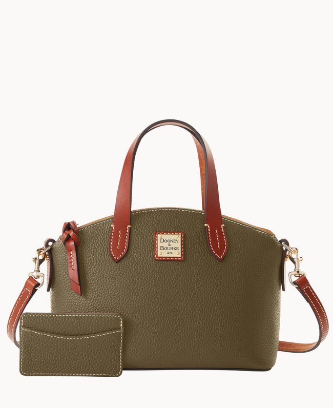 Dooney Pebble Grain Ruby Bag With Card Case Olive ID-PWpHvXwj Dooney Pebble Grain Ruby Bag With Card Case Olive ID-PWpHvXwj