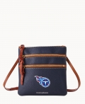 Dooney NFL Titans Triple Zip Crossbody TITANS ID-q0fQjnI4 Dooney NFL Titans Triple Zip Crossbody TITANS ID-q0fQjnI4