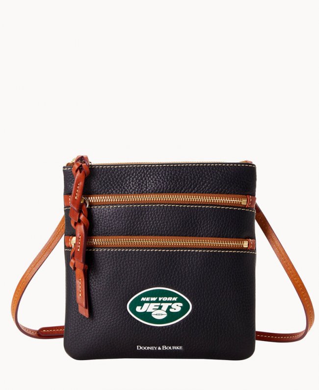 Dooney NFL Jets Triple Zip Crossbody JETS ID-Q2ydZhd0 Dooney NFL Jets Triple Zip Crossbody JETS ID-Q2ydZhd0
