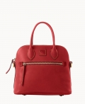 Dooney Florentine Domed Satchel Red ID-QFSwFVDb