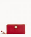 Dooney Pebble Grain Large Zip Around Wristlet Wine ID-qGMrolPp Dooney Pebble Grain Large Zip Around Wristlet Wine ID-qGMrolPp