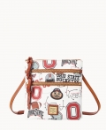 Dooney Collegiate Ohio State N S Triple Zip Crossbody OHIO STATE ID-Rn1NrKZP Dooney Collegiate Ohio State N S Triple Zip Crossbody OHIO STATE ID-Rn1NrKZP