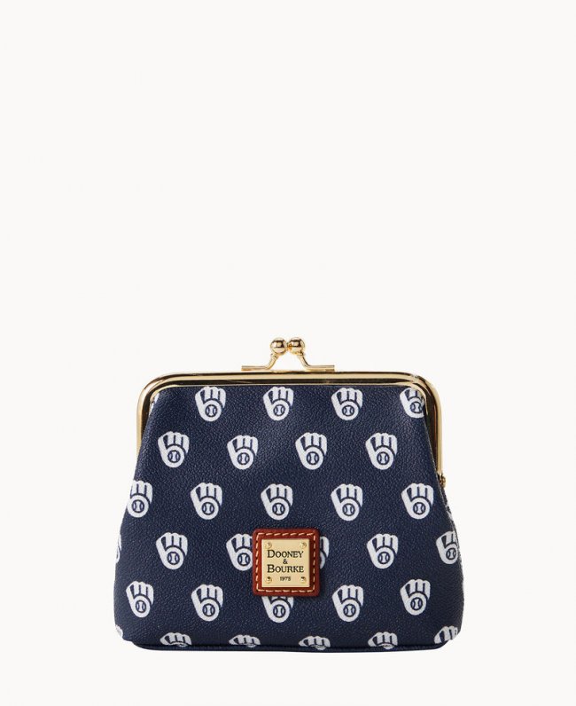 Dooney MLB Brewers Large Framed Purse Brewers ID-RTjlK64d Dooney MLB Brewers Large Framed Purse Brewers ID-RTjlK64d