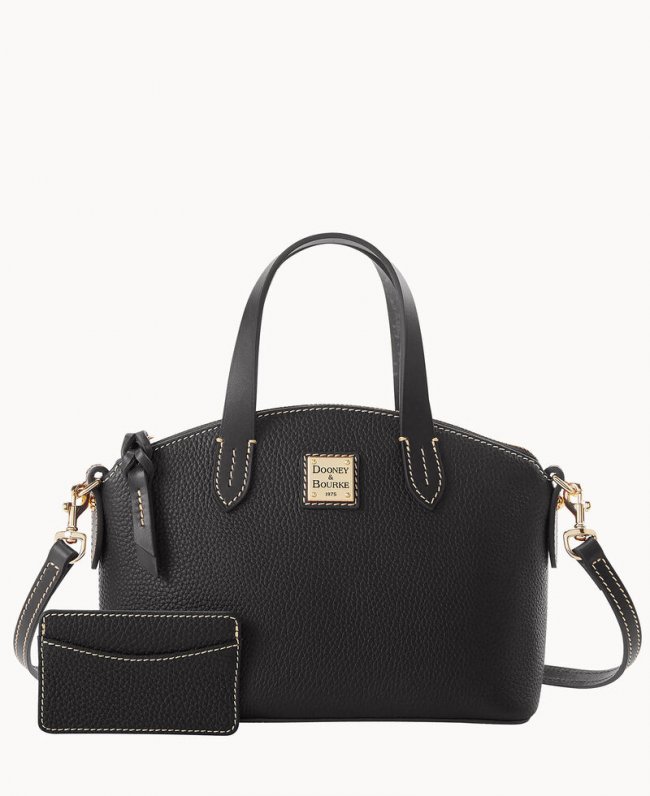 Dooney Pebble Grain Ruby Bag With Card Case Black ID-RYHEIu9b Dooney Pebble Grain Ruby Bag With Card Case Black ID-RYHEIu9b