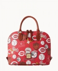 Dooney MLB Reds Zip Zip Satchel Reds ID-S66qnMEL Dooney MLB Reds Zip Zip Satchel Reds ID-S66qnMEL