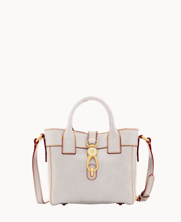 Dooney Florentine Small Amelie Tote Ecru ID-SCfg8nu1