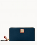 Dooney Pebble Grain Large Zip Around Wristlet Midnight Blue ID-Sij3whWd Dooney Pebble Grain Large Zip Around Wristlet Midnight Blue ID-Sij3whWd