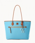 Dooney Pebble Grain Large Tote Sky Blue ID-sizgbKY8 Dooney Pebble Grain Large Tote Sky Blue ID-sizgbKY8