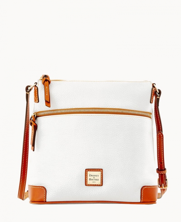 Dooney Pebble Grain Crossbody White ID-SuYRbOvw