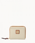 Dooney Pebble Grain Small Zip Around Bone ID-Tn1vmRZR Dooney Pebble Grain Small Zip Around Bone ID-Tn1vmRZR