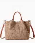 Dooney Ostrich Large Barlow Light Taupe ID-TR4djBNX Dooney Ostrich Large Barlow Light Taupe ID-TR4djBNX