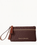 Dooney Ostrich Double Zip Wristlet Espresso ID-TwIgzpCh Dooney Ostrich Double Zip Wristlet Espresso ID-TwIgzpCh