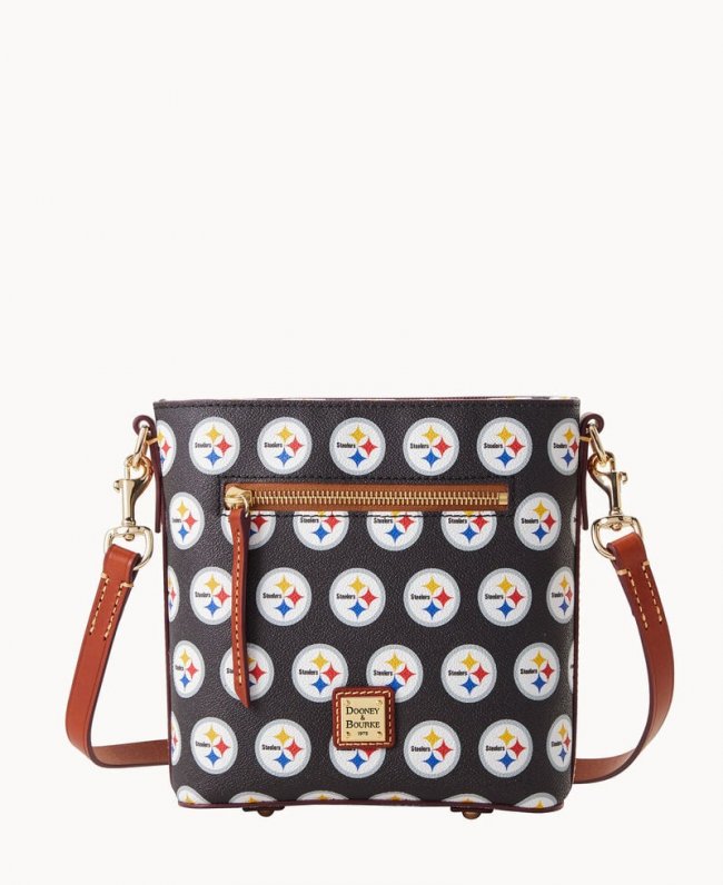 Dooney NFL Steelers Small Zip Crossbody STEELERS ID-U3AjnLpj Dooney NFL Steelers Small Zip Crossbody STEELERS ID-U3AjnLpj