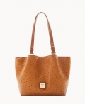 Dooney Ostrich Small Flynn Caramel ID-U7XtG3G6