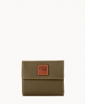 Dooney Pebble Grain Small Flap Credit Card Wallet Olive ID-ufakwRDz Dooney Pebble Grain Small Flap Credit Card Wallet Olive ID-ufakwRDz