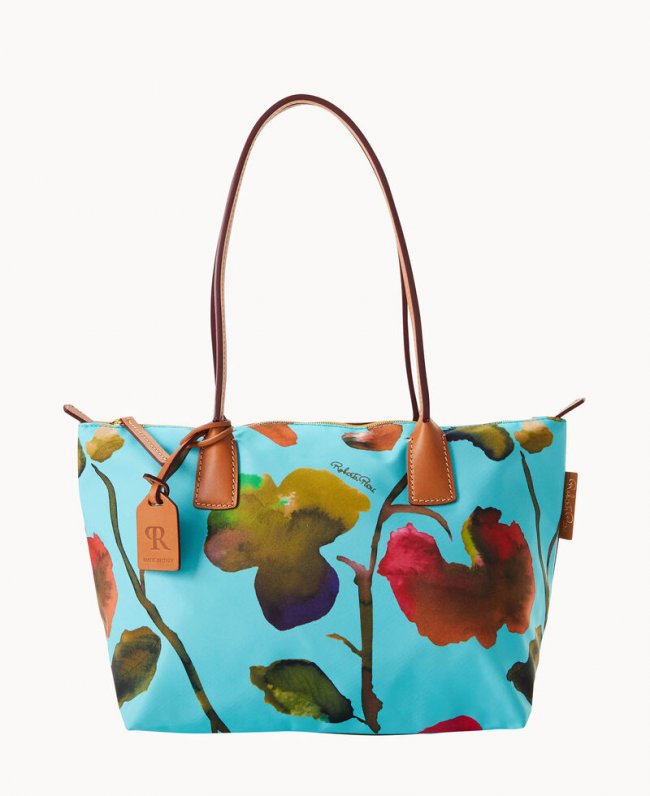 Dooney Roberta Pieri Flower Classic Sm Robertina Tote w Long Handle Light Blue ID-vdZHiHqe Dooney Roberta Pieri Flower Classic Sm Robertina Tote w Long Handle Light Blue ID-vdZHiHqe