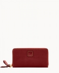 Dooney Florentine Large Zip Around Wristlet Bordeaux ID-VVX9E0DN