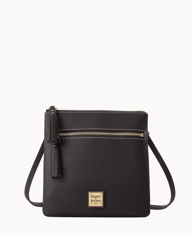 Dooney Saffiano Double Zip Tassel Crossbody Black ID-WrWrV0M1 Dooney Saffiano Double Zip Tassel Crossbody Black ID-WrWrV0M1