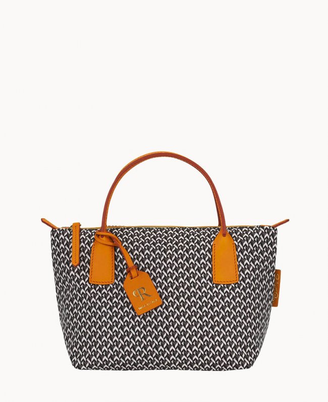 Dooney Roberta Pieri Tatami Fun Mini Robertina Tote Pumpkin ID-XQEAaUVG Dooney Roberta Pieri Tatami Fun Mini Robertina Tote Pumpkin ID-XQEAaUVG